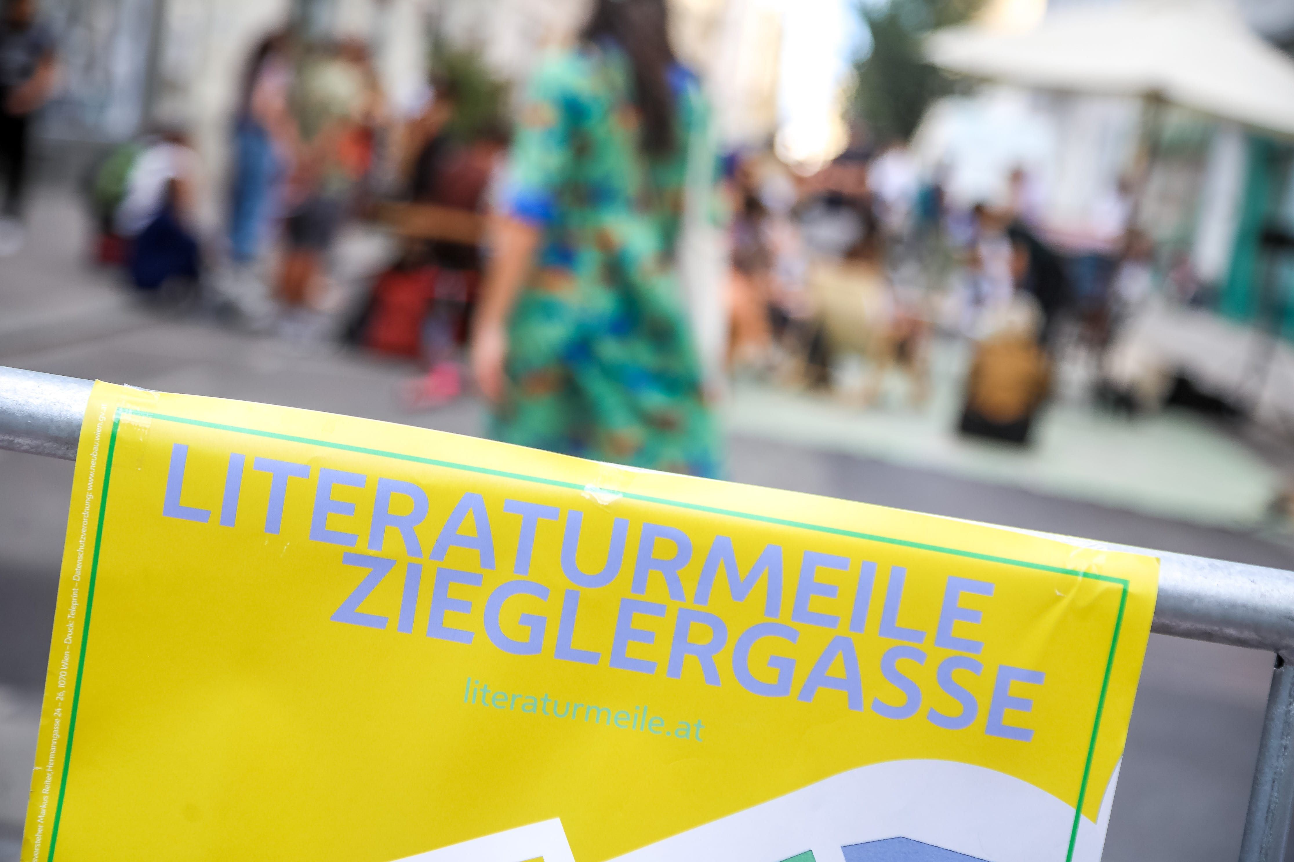 Foto: Literaturmeile Zieglergasse