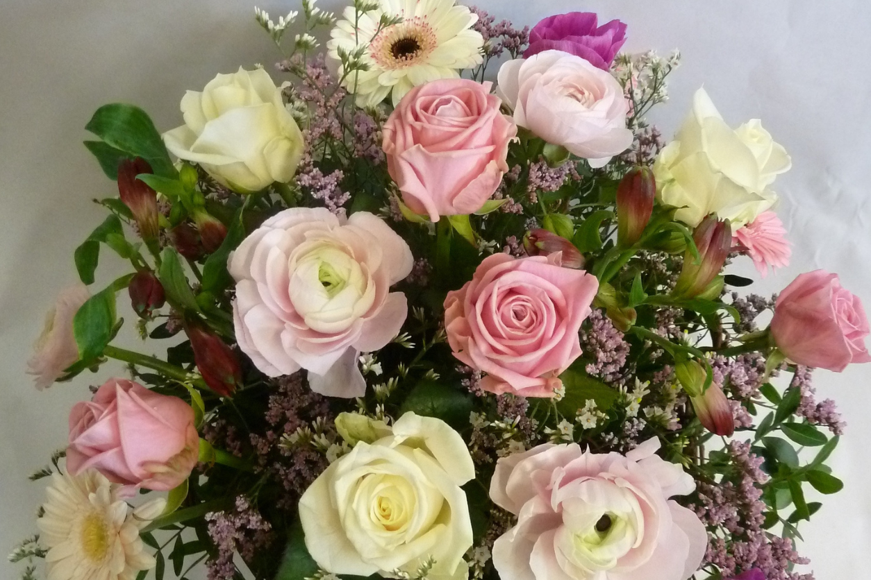 Foto: Ein Blumenstrauss aus Rosen