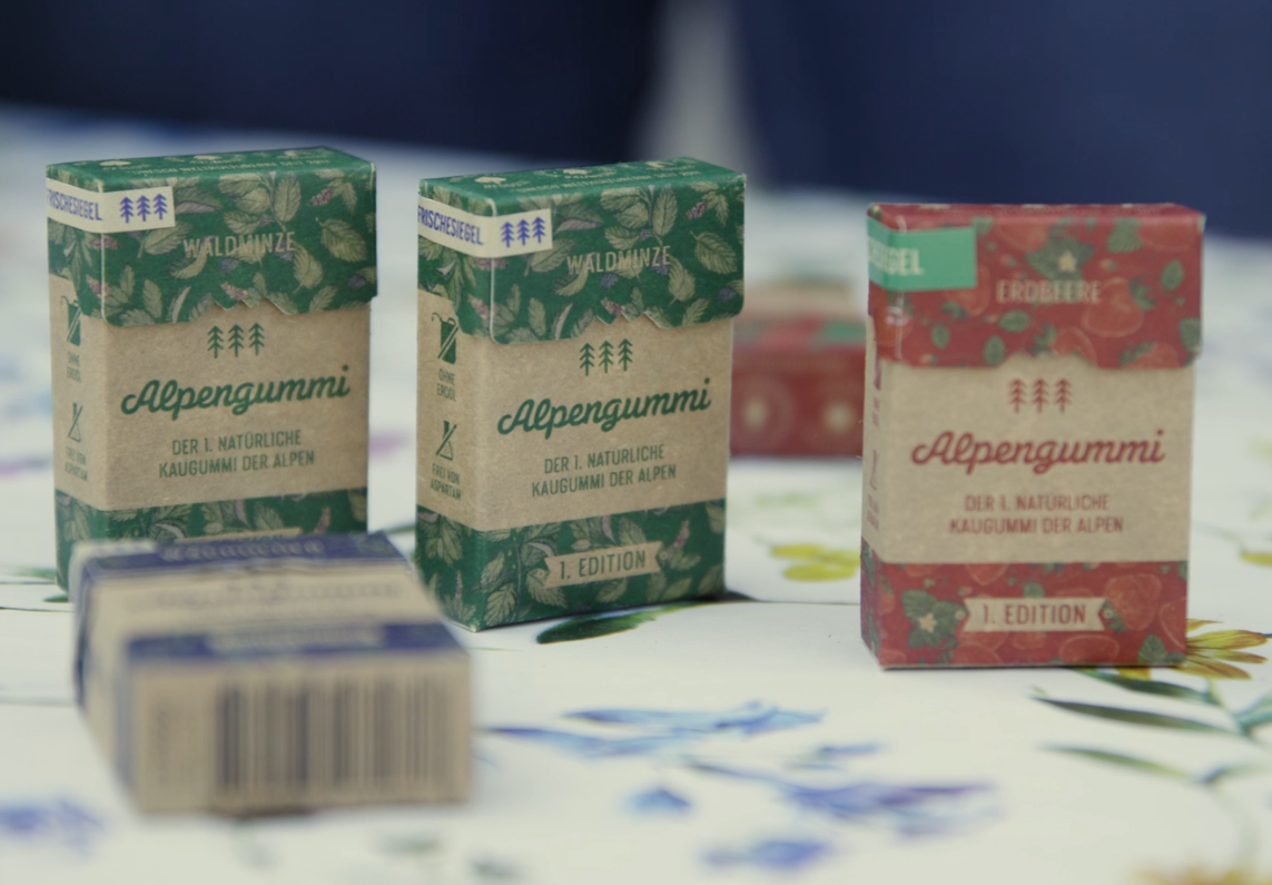 Foto: Der Alpengummi mit unteschiedlichen Sorten