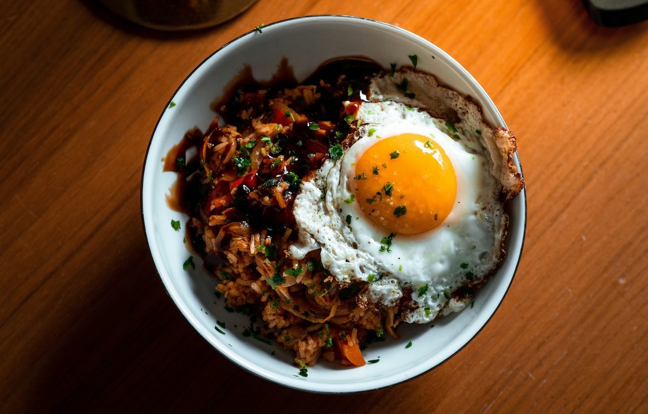 Foto: Koreanische Speise mit Ei
