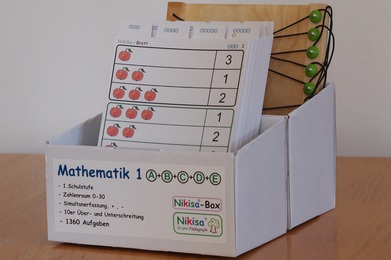 Foto: Zwei Ablagefläche mit Mathematik 1 Unterlagen 