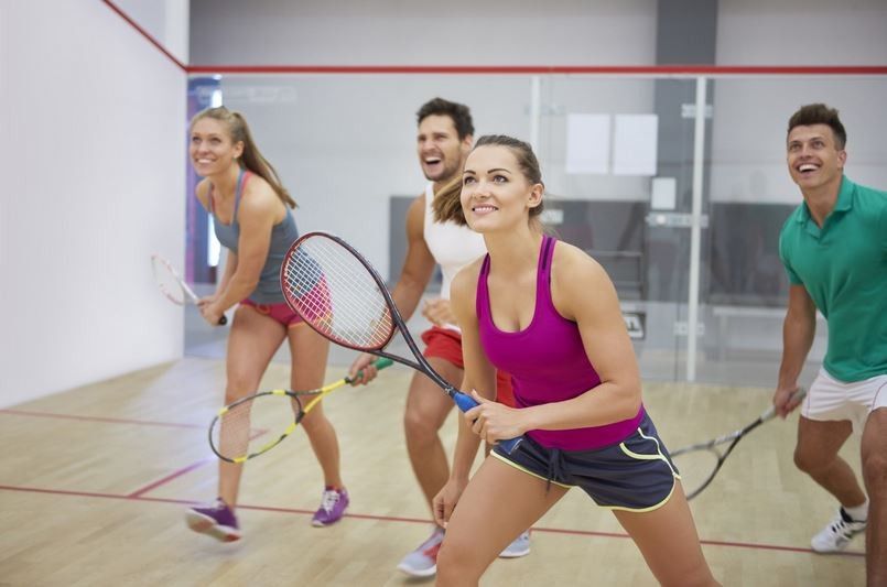 Foto: Squashspielerinnen