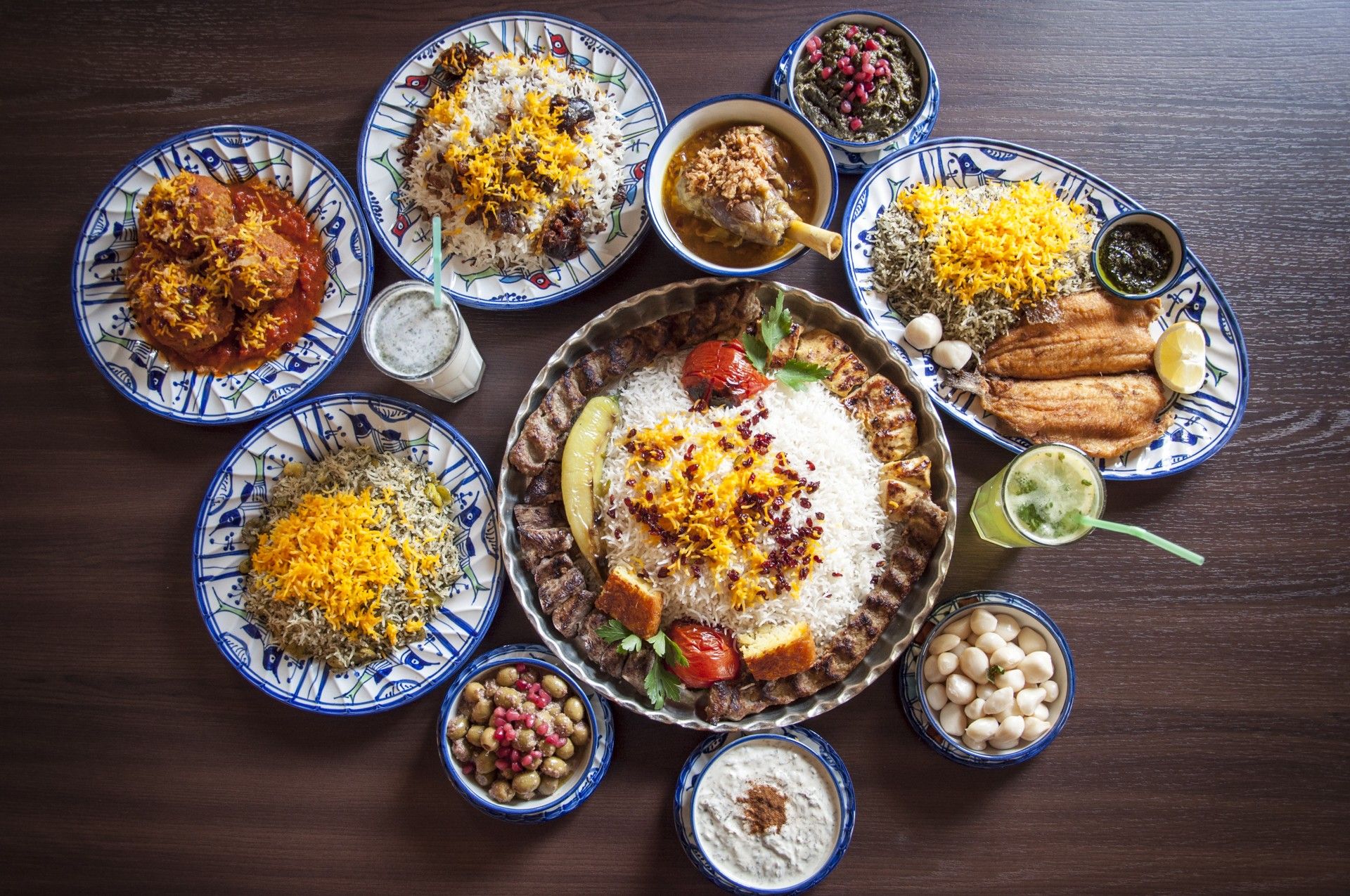 Foto: Verschiedene persische Gerichte
