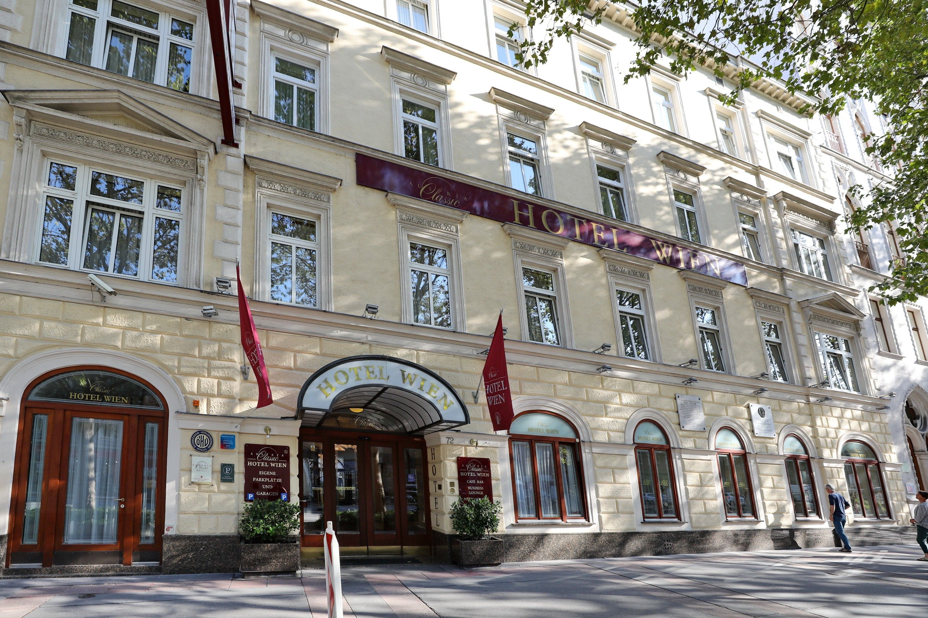Foto: Eingangsbereich des Austria Classic Hotels