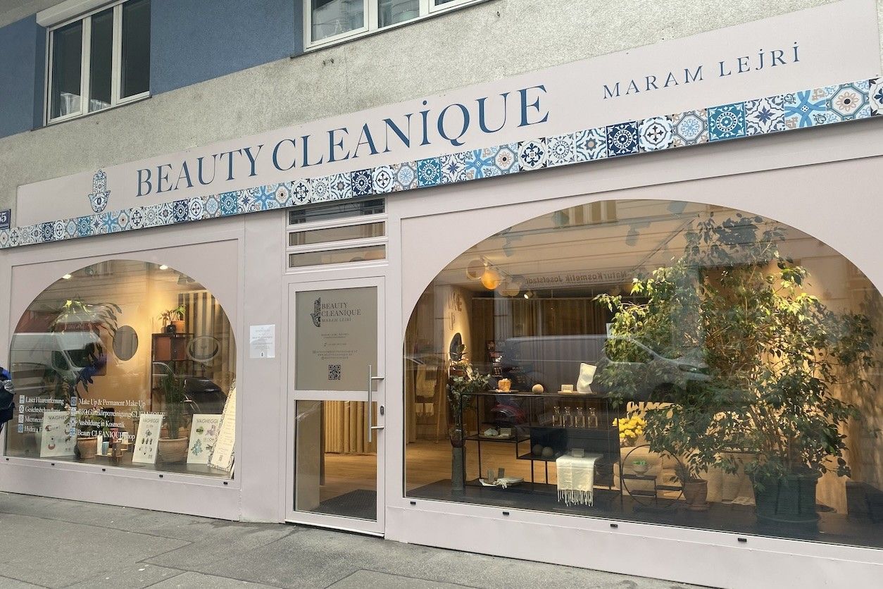 Foto: Eingangsbereich Beauty Cleanique