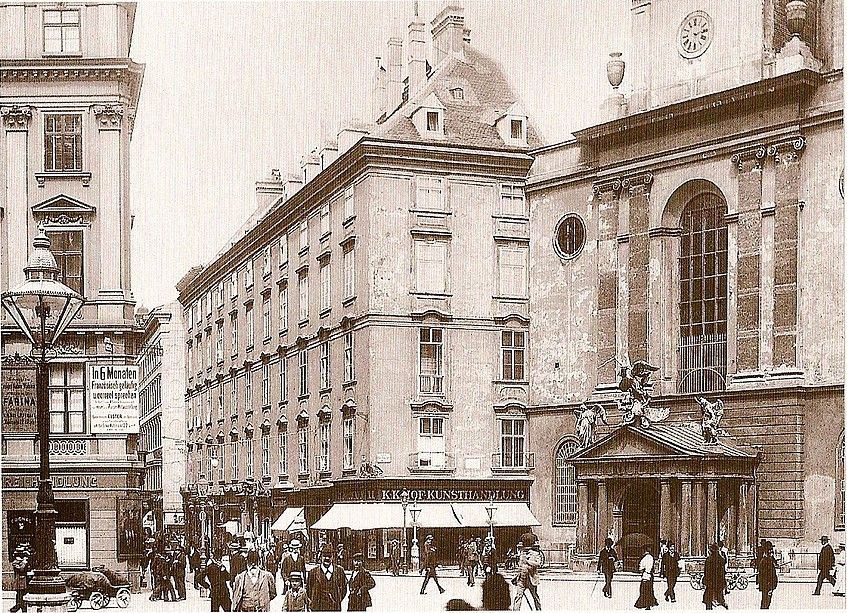 Foto: Foto des Kohlmarkts früher.