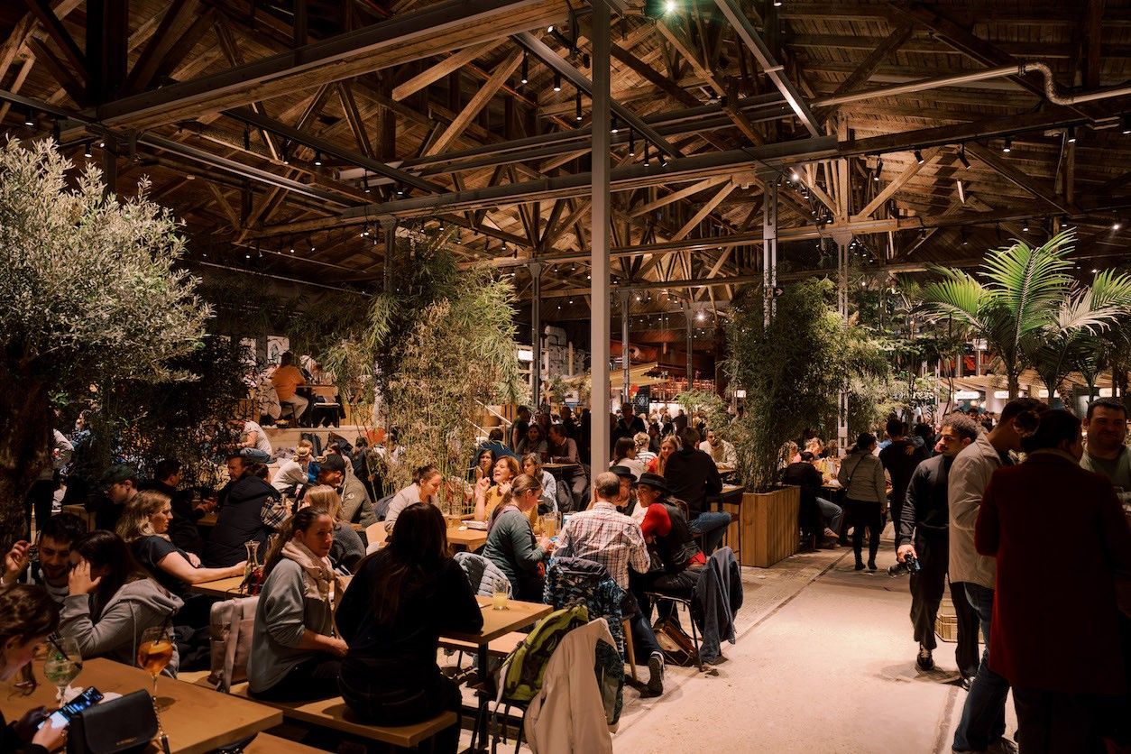 Foto: Gleisgarten von innen