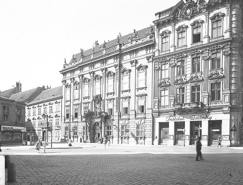 Foto: Foto der Herrengasse früher