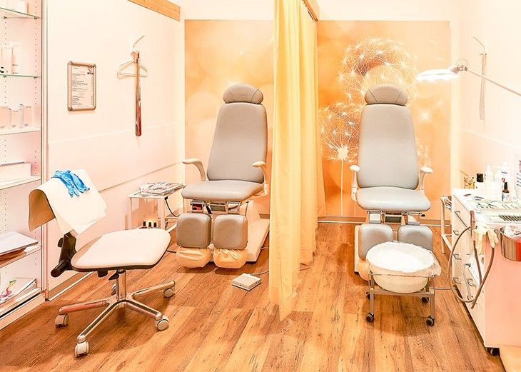 Foto: Arbeitsbereiche für Fußpflege