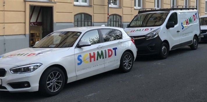 Foto: Straße mit Autos von Malerei Schmidt