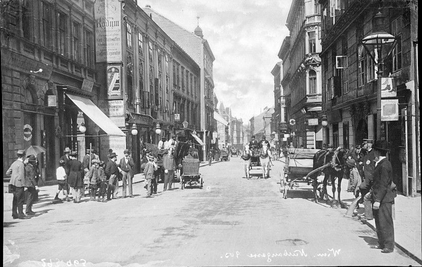 Foto: Neubaugasse früher