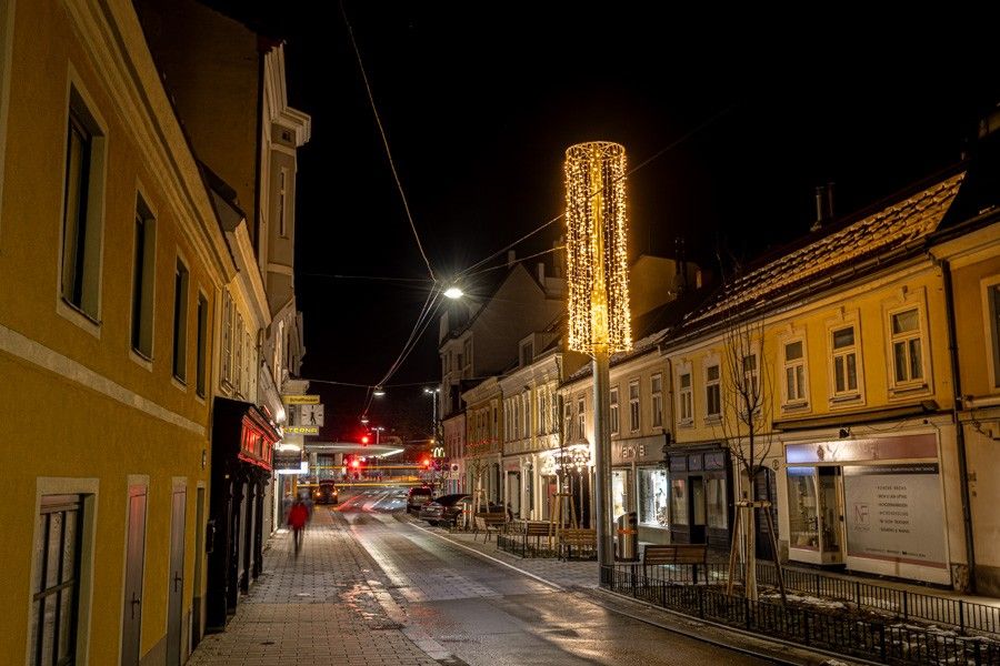 Foto: Weihnachtsbeleuchtung in der Nisselgasse