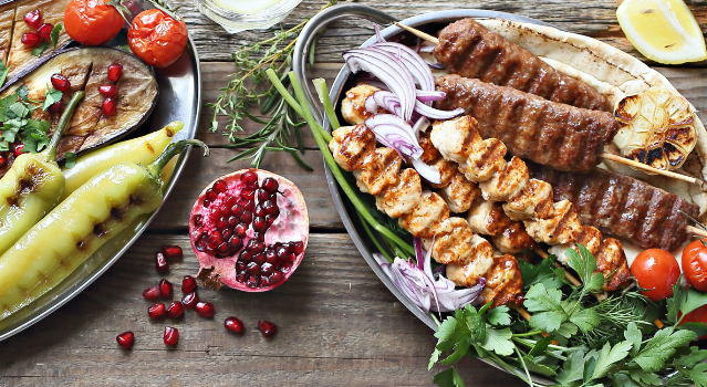 Foto: Verschiedene persische Gerichte