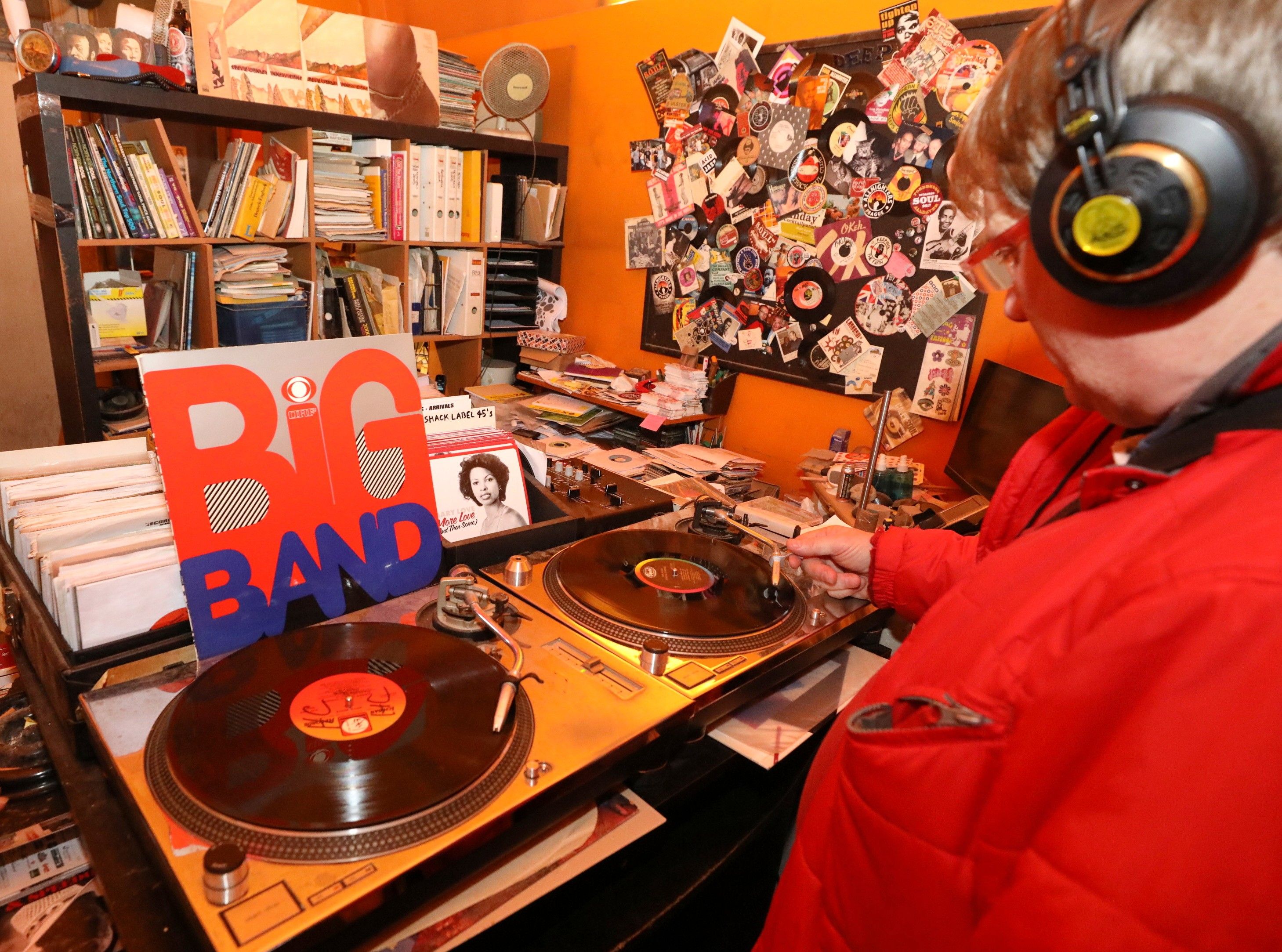 Foto: Shopraum des Record Shack Shops