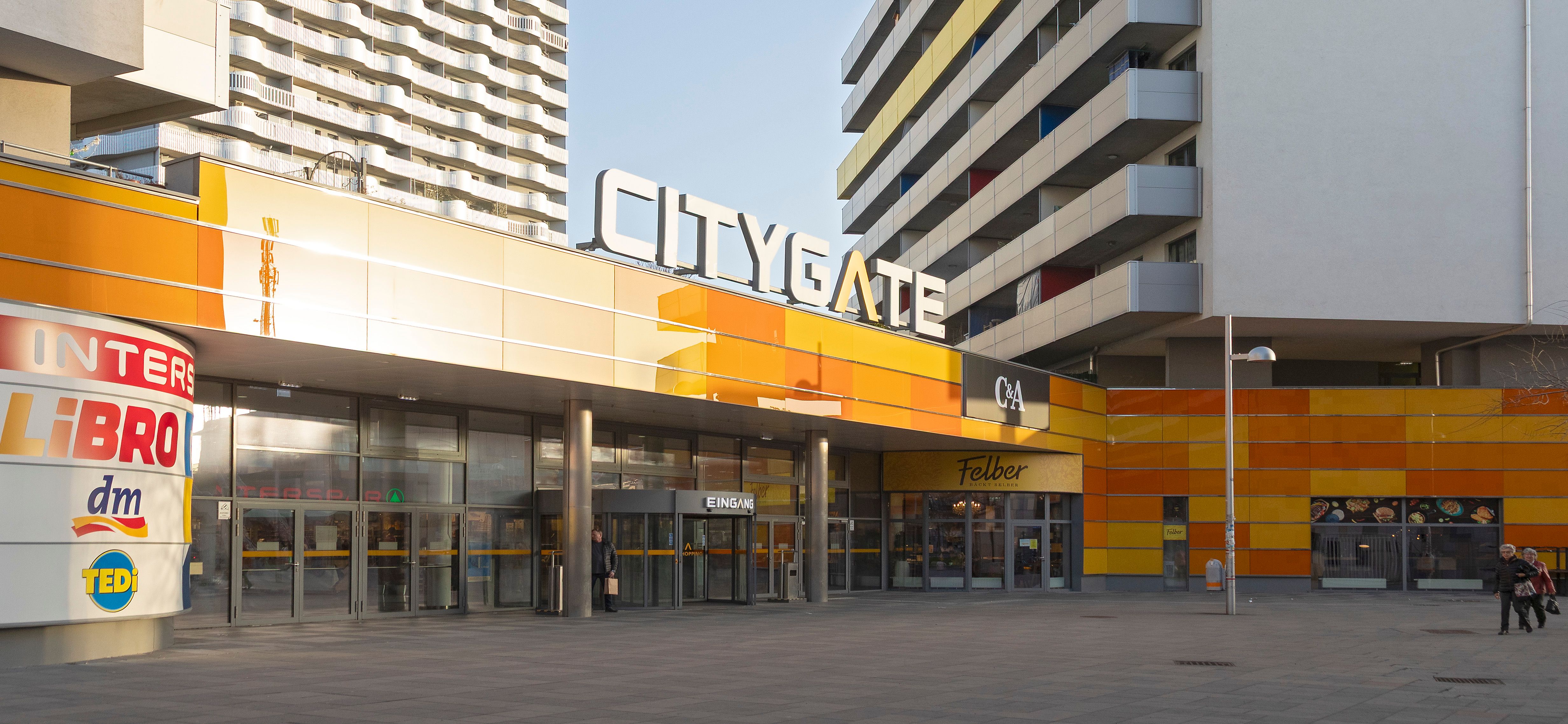 Foto: Citygate, Frontansicht von Citygate im Außenbereich